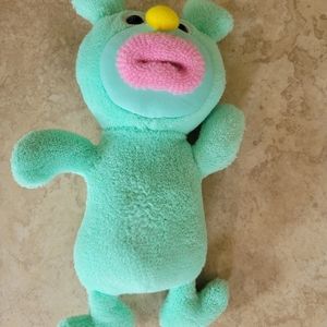 Fisher price sing a ma jig blue Bear/funny sock mouth/sings